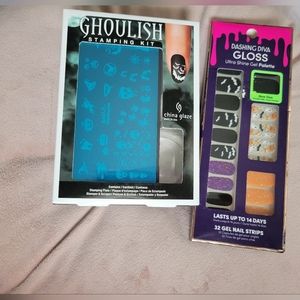 Ghoulish Stamping Kit & Dashing Diva Gloss